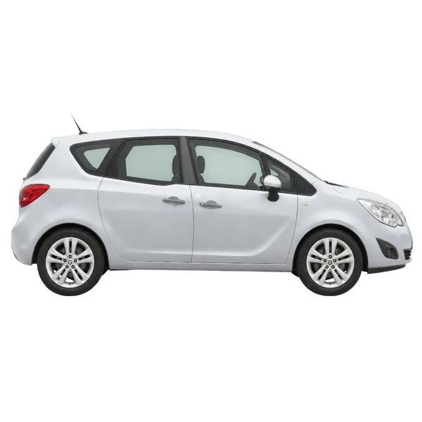 Opel Meriva 2013 prata, vista lateral (voltada para a direita)