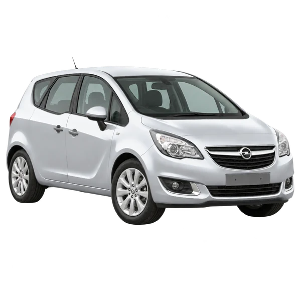 Opel Meriva 2018 argent, vue trois-quarts avant (orienté vers la droite)