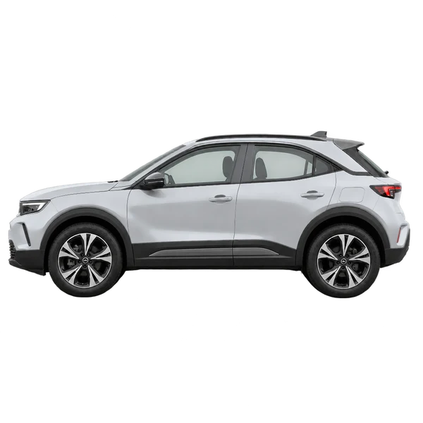 Opel Mokka 2026 prata, vista lateral (voltada para a esquerda)