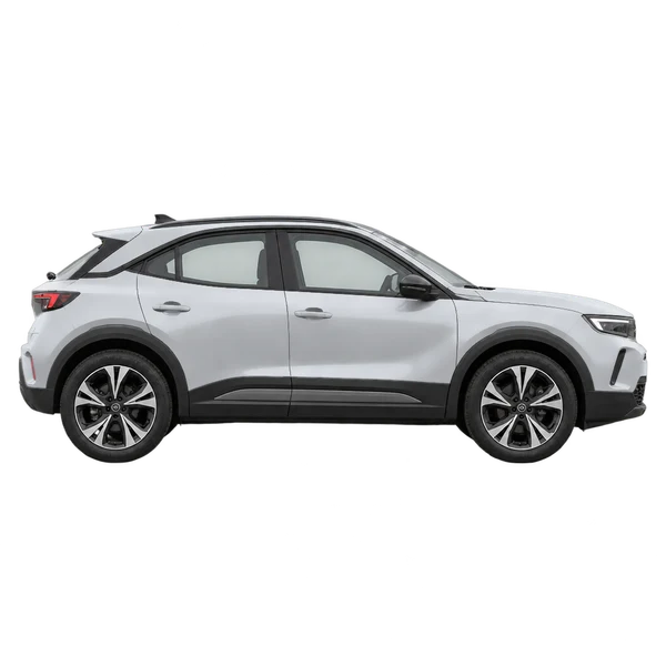 Opel Mokka 2026 prata, vista lateral (voltada para a direita)