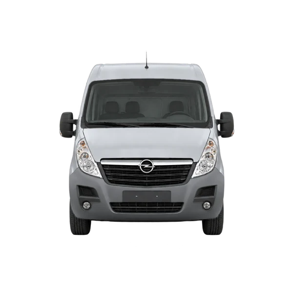 Opel Movano 2010 باللون فضي، منظر أمامي