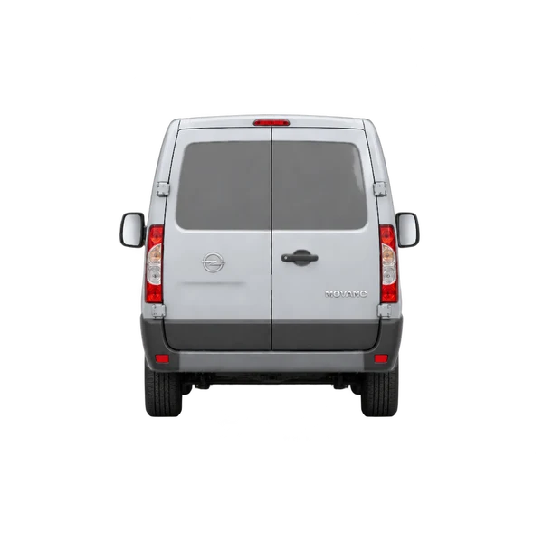Opel Movano 2010 باللون فضي، منظر من الخلف