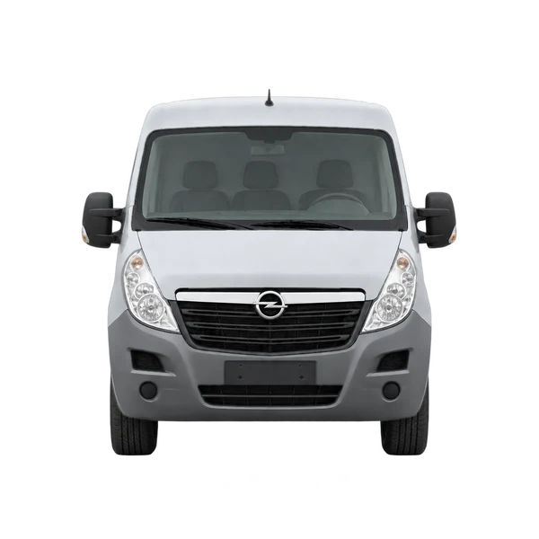 Opel Movano 2015 en plateado, vista frontal