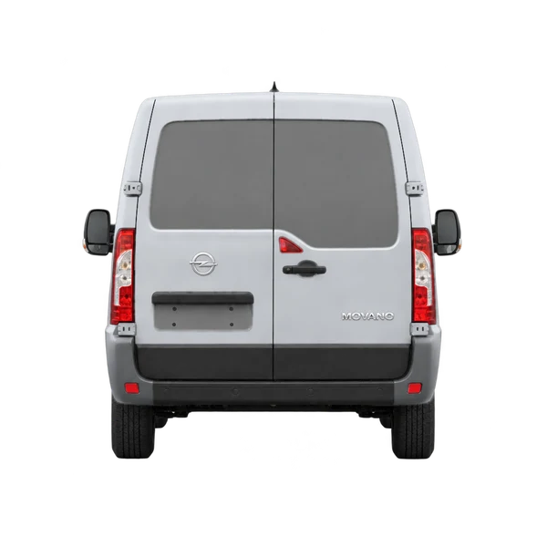 Opel Movano 2015 en plateado, vista trasera