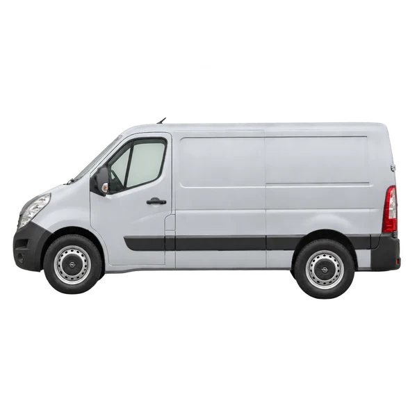 Opel Movano 2015 en plateado, vista lateral (mirando a la izquierda)