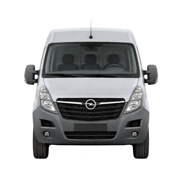 Opel Movano 2020 en plateado, vista frontal