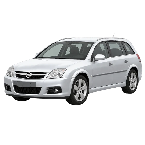 Opel Signum 2004 prata, vista dianteira em três quartos (voltada para a esquerda)