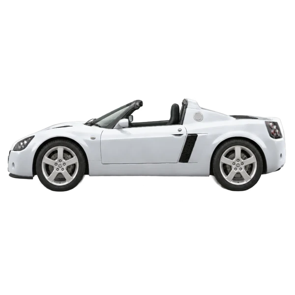 2005 Opel Speedster Turbo in Silber, Ansicht: Seite (nach links gerichtet)
