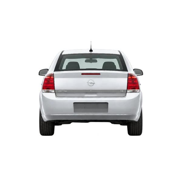 Opel Vectra 2008 prata, vista traseira