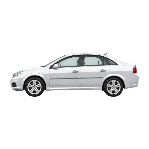 Opel Vectra 2008 prata, vista lateral (voltada para a esquerda)