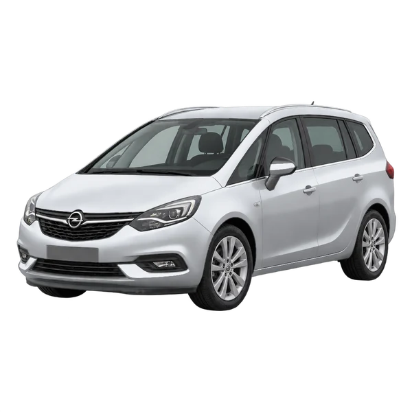 Opel Zafira 2019 argent, vue trois-quarts avant (orienté vers la gauche)