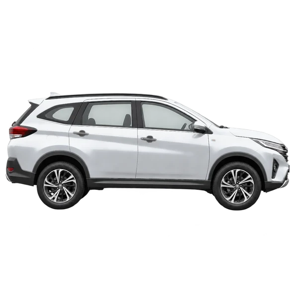 2024 Perodua Aruz in Silber, Ansicht: Seite (nach rechts gewandt)