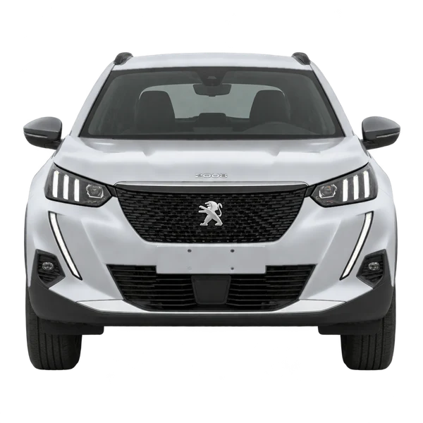 2021 Peugeot 2008 in Silber, Ansicht: Front