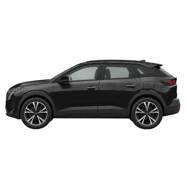 2026 Peugeot 3008 in schwarz, Ansicht: Seite (nach links gerichtet)