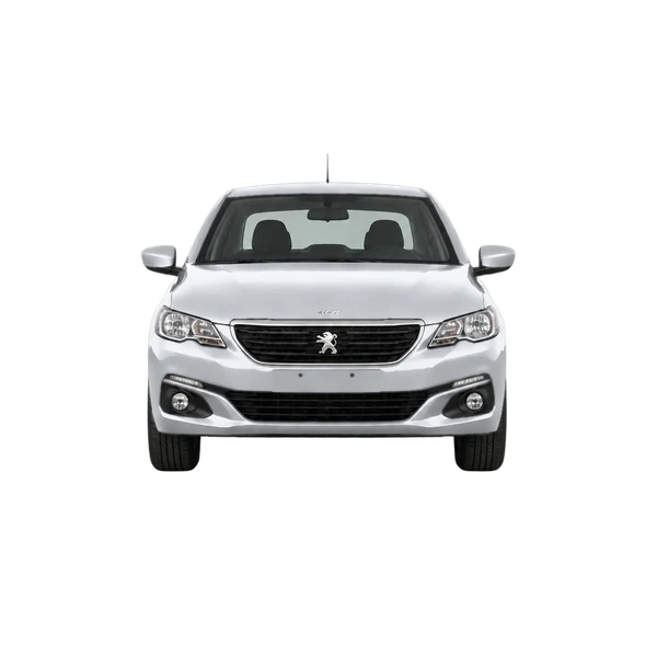 シルバーの2019 Peugeot 301(正面ビュー)