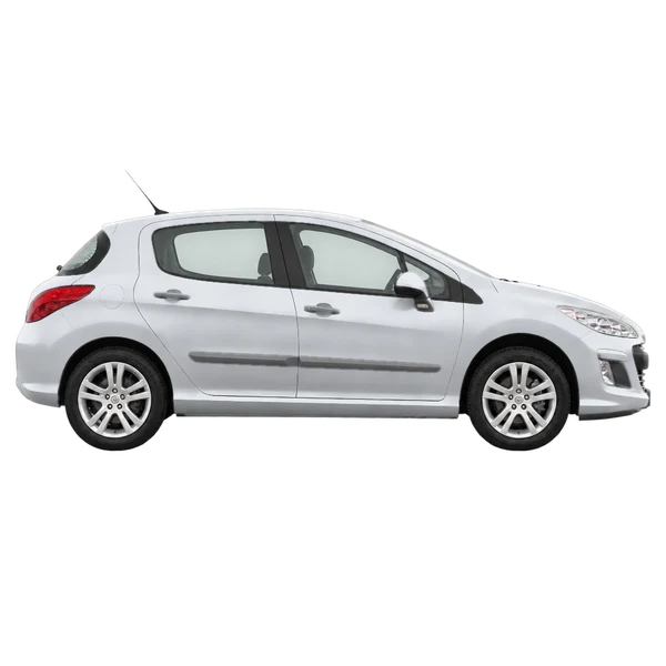 2010 Peugeot 308 in Silber, Ansicht: Seite (nach rechts gewandt)