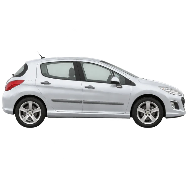 シルバーの2011 Peugeot 308（側面（右向き）ビュー）