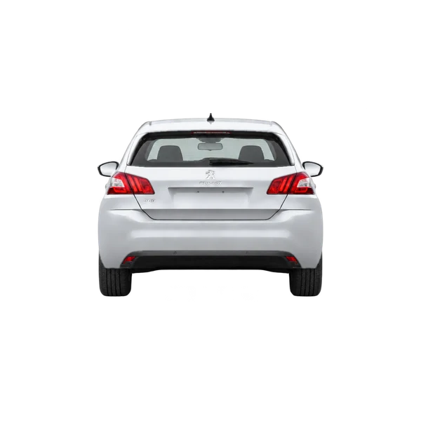 2015 Peugeot 308 in Silber, Ansicht: Heck
