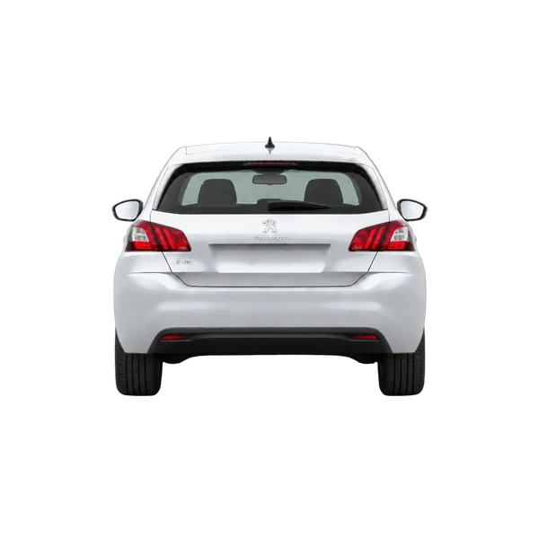 シルバーの2016 Peugeot 308(リアビュー)