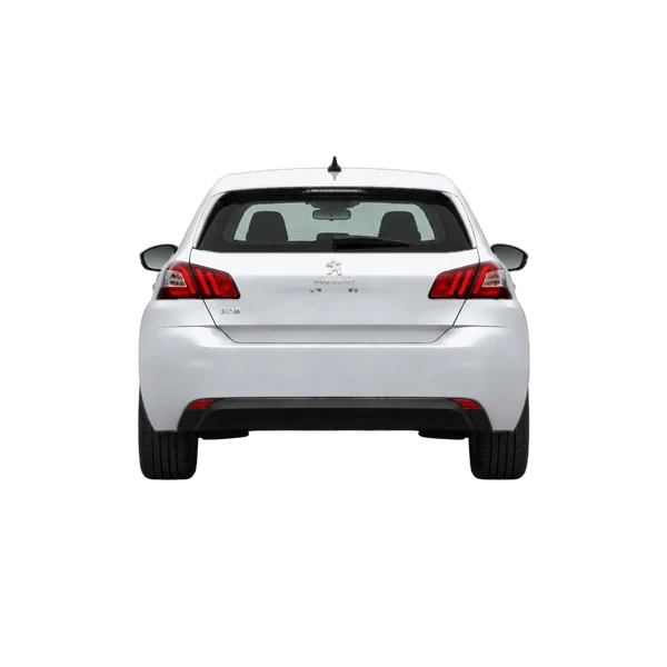 2017 Peugeot 308 in Silber, Ansicht: Heck