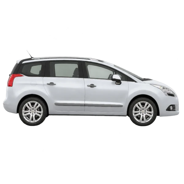 Peugeot 5008 2012 argent, vue profil (tourné vers la droite)