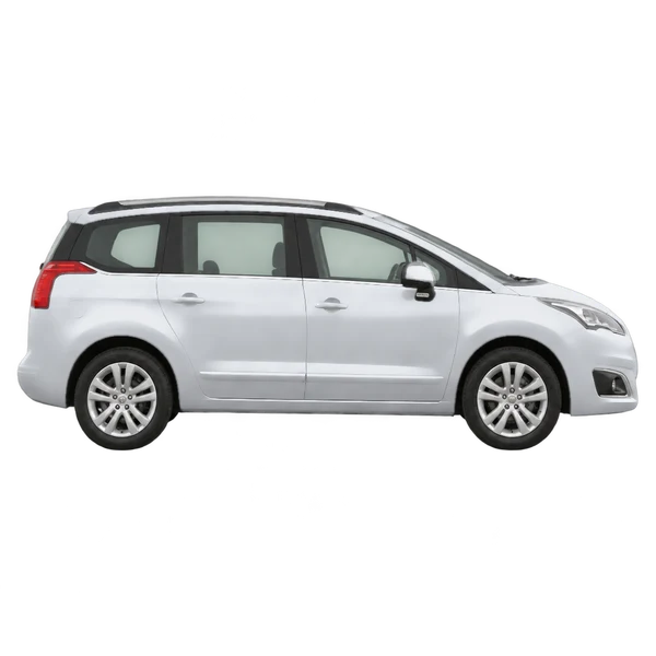 Peugeot 5008 2016 argent, vue profil (tourné vers la droite)