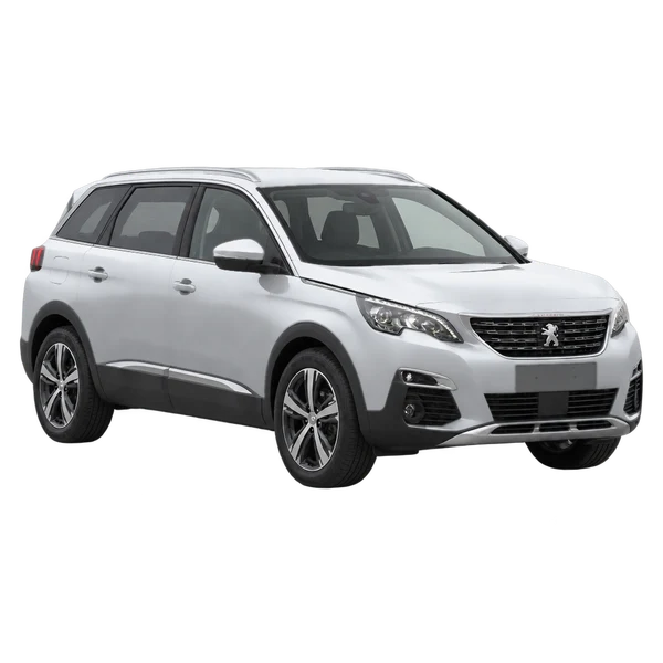 Peugeot 5008 2017 argent, vue trois-quarts avant (orienté vers la gauche)