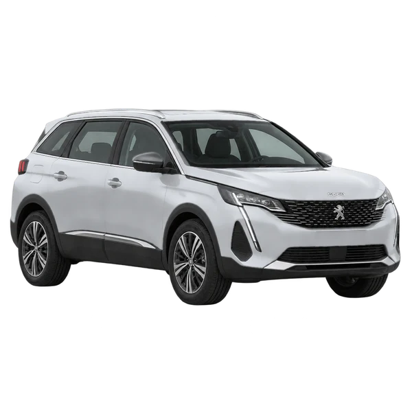 Peugeot 5008 2021 argent, vue trois-quarts avant (orienté vers la gauche)