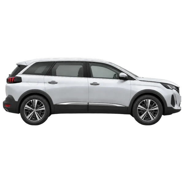 Peugeot 5008 2022 argent, vue profil (tourné vers la droite)