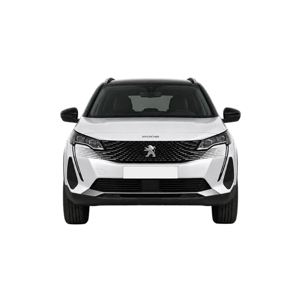2025 Peugeot 5008 in weiß, Ansicht: Front