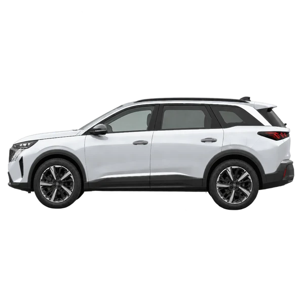 Peugeot 5008 2026 argent, vue côté (vers la gauche)