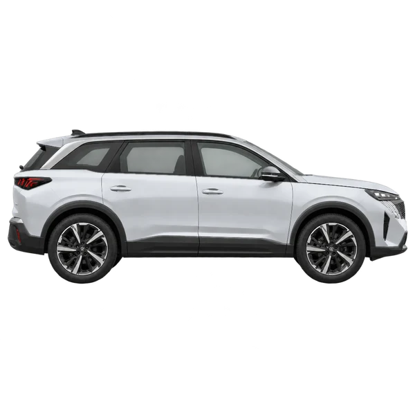 Peugeot 5008 2026 argent, vue profil (tourné vers la droite)
