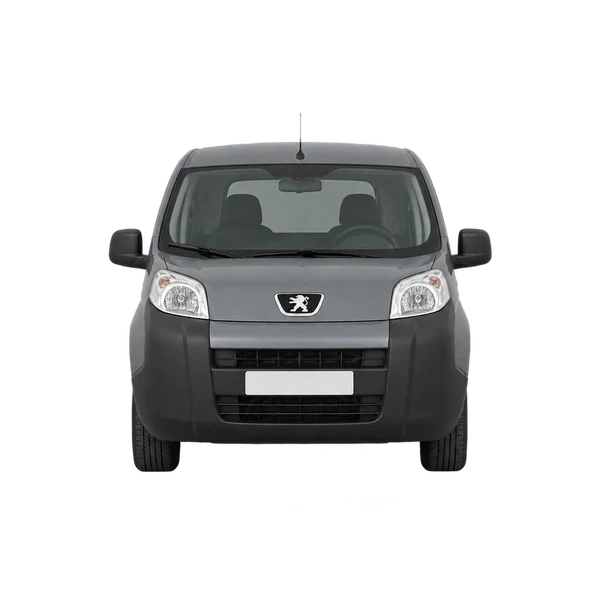 Peugeot Bipper 2017 en gris, vista frontal