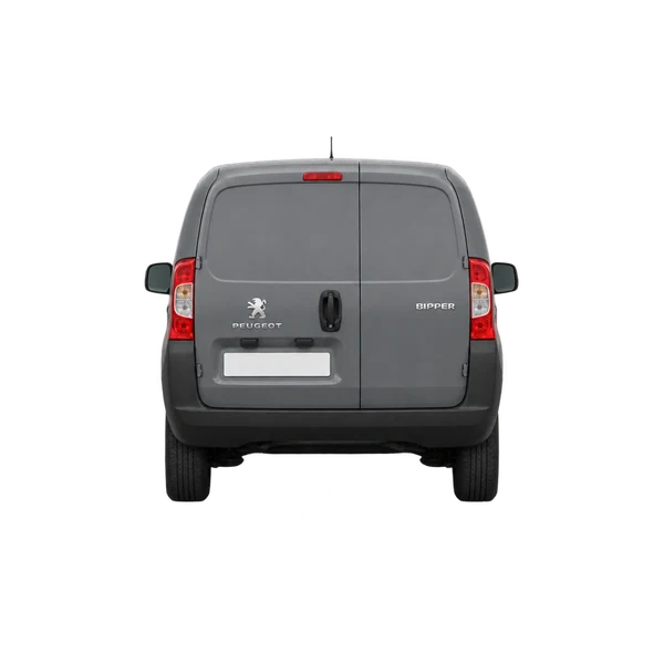 Peugeot Bipper 2017 en gris, vista trasera