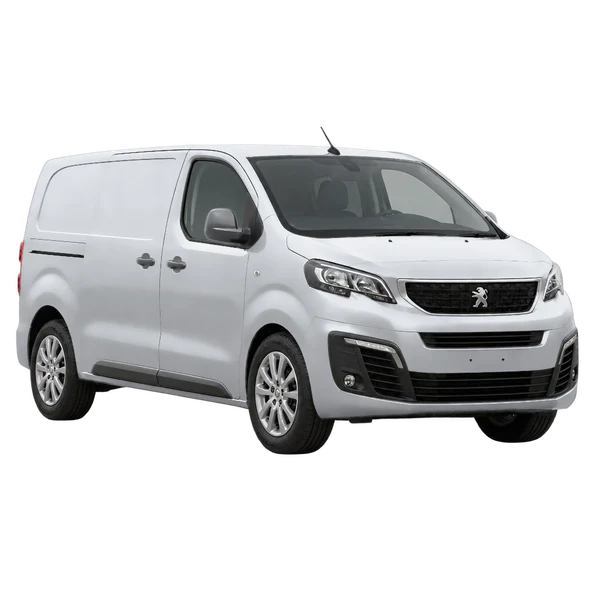 シルバーの2021 Peugeot Expert(フロントスリークォーター(左向き)ビュー)