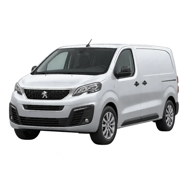 Peugeot Expert 2026 argent, vue trois-quarts avant (orienté vers la gauche)