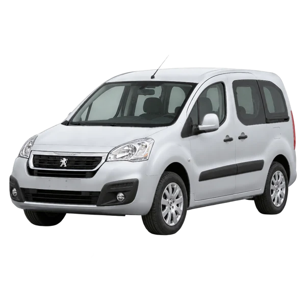 シルバーの2016 Peugeot Partner(フロントスリークォーター(左向き)ビュー)