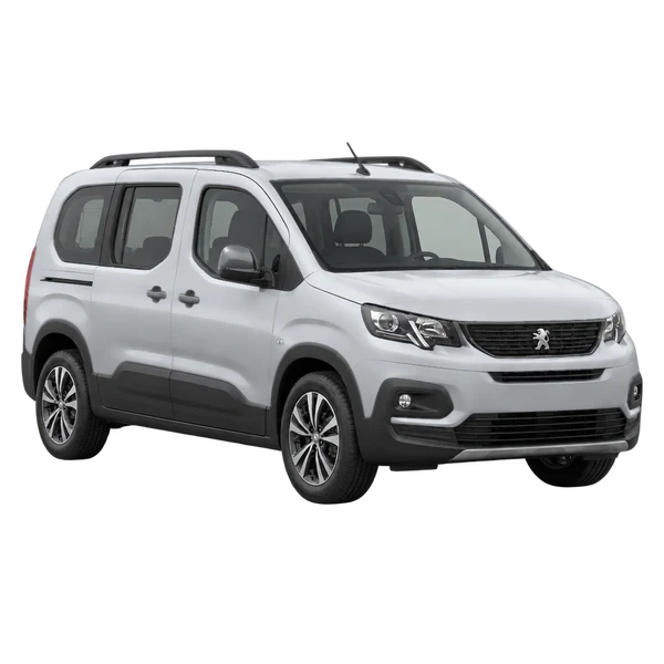 Peugeot Rifter 2022 argent, vue trois-quarts avant (orienté vers la gauche)