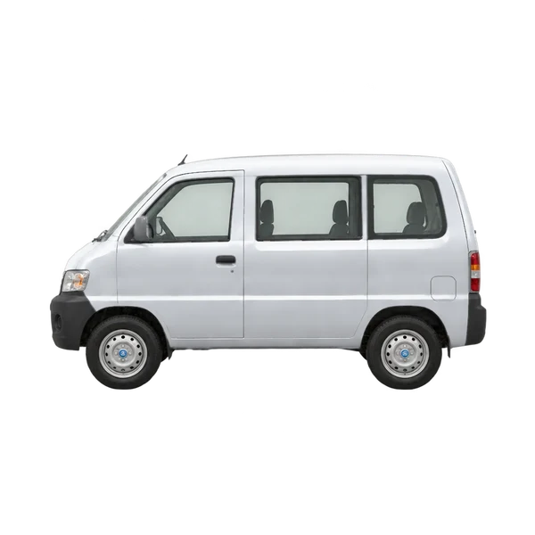 Piaggio Porter 2011 en plateado, vista lateral (mirando a la izquierda)