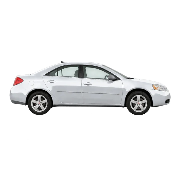 Pontiac G6 2005 argent, vue profil (tourné vers la droite)