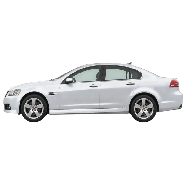 2008 Pontiac G8 in Silber, Ansicht: Seite (nach links gerichtet)