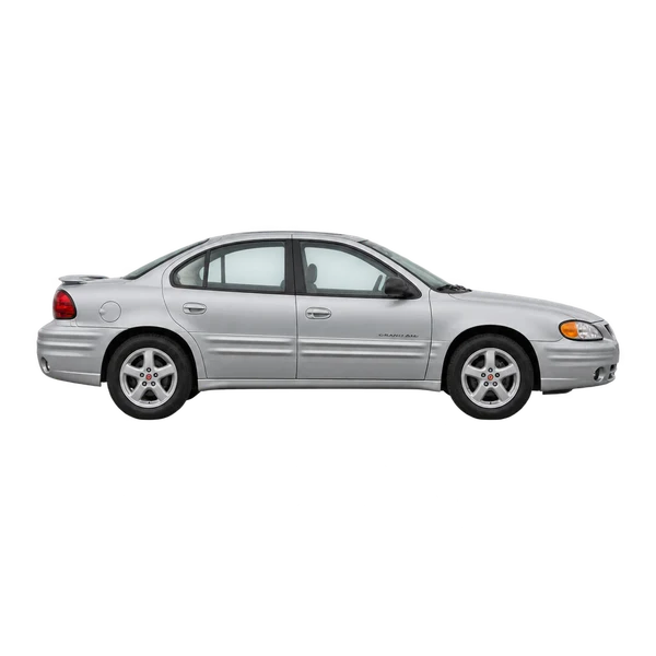 2002 Pontiac Grand AM in Silber, Ansicht: Seite (nach rechts gewandt)