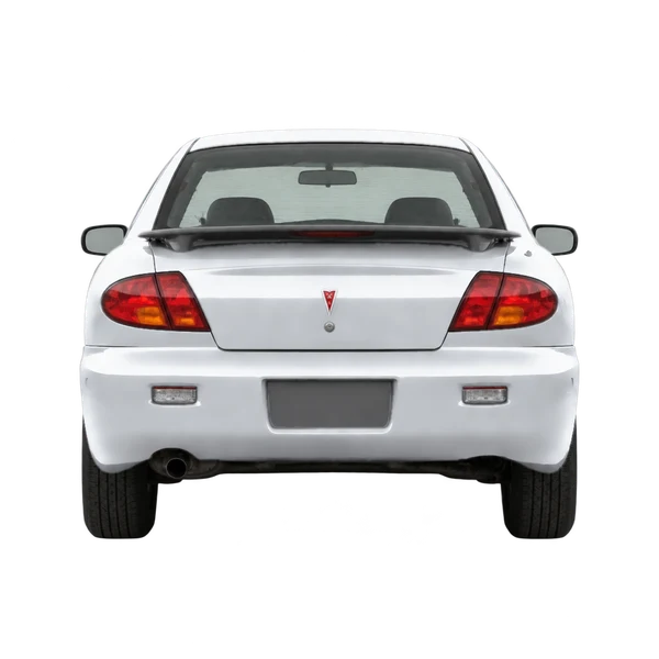 Pontiac Sunfire 2003 باللون فضي، منظر من الخلف
