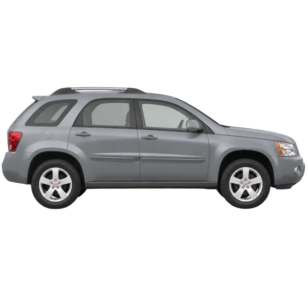 Pontiac Torrent 2009 gris, vue profil (tourné vers la droite)