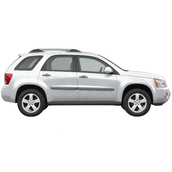 Pontiac Torrent 2009 argent, vue profil (tourné vers la droite)
