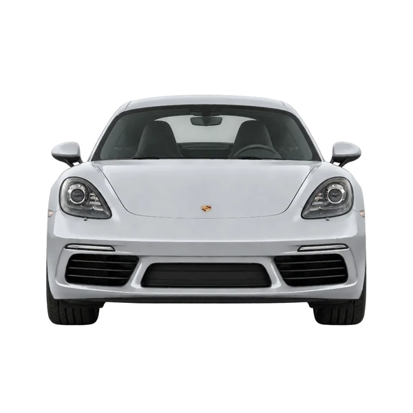 2019 Porsche 718 Cayman in Silber, Ansicht: Front
