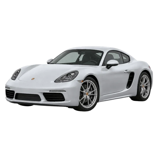 Porsche 718 2020 argent, vue trois-quarts avant (orienté vers la gauche)