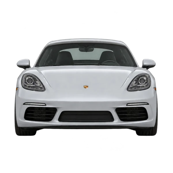 Porsche 718 2020 argent, vue avant