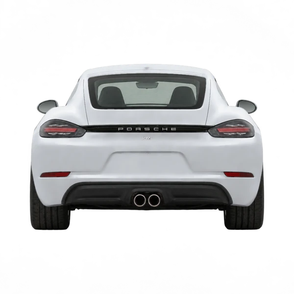 Porsche 718 2020 argent, vue arrière