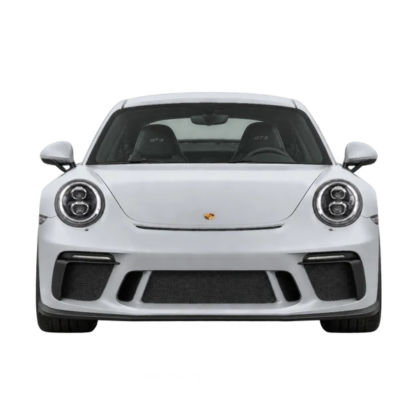 silver 2018 Porsche 911 GT3 front view